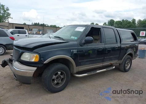 2002 Ford F-150 Lariat/Xlt from USA, damaged, VIN 1FTRW08L32KC45810